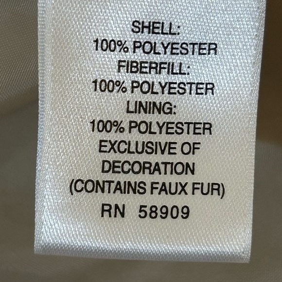 Copper Key Women's Quilted Puffer Jacket with Faux Fur Hood - Beige - Picture 12 of 14